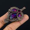 Multi Flash Labradorite Pendant, 999 Copper Wire Wrapped Jewelry, Handmade Pendant Gemstone Jewelry, Gifts For Wife Brand New Pendant