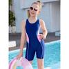 CHARMLEAKS Girls One Piece Swimsuit Size 7-16 Boyleg Athletic Bathing Suit Racerback Training Swimwear