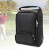 Portable PU Golf Shoes Bag Waterproof Zippered Breathable Carrier Package Accessory