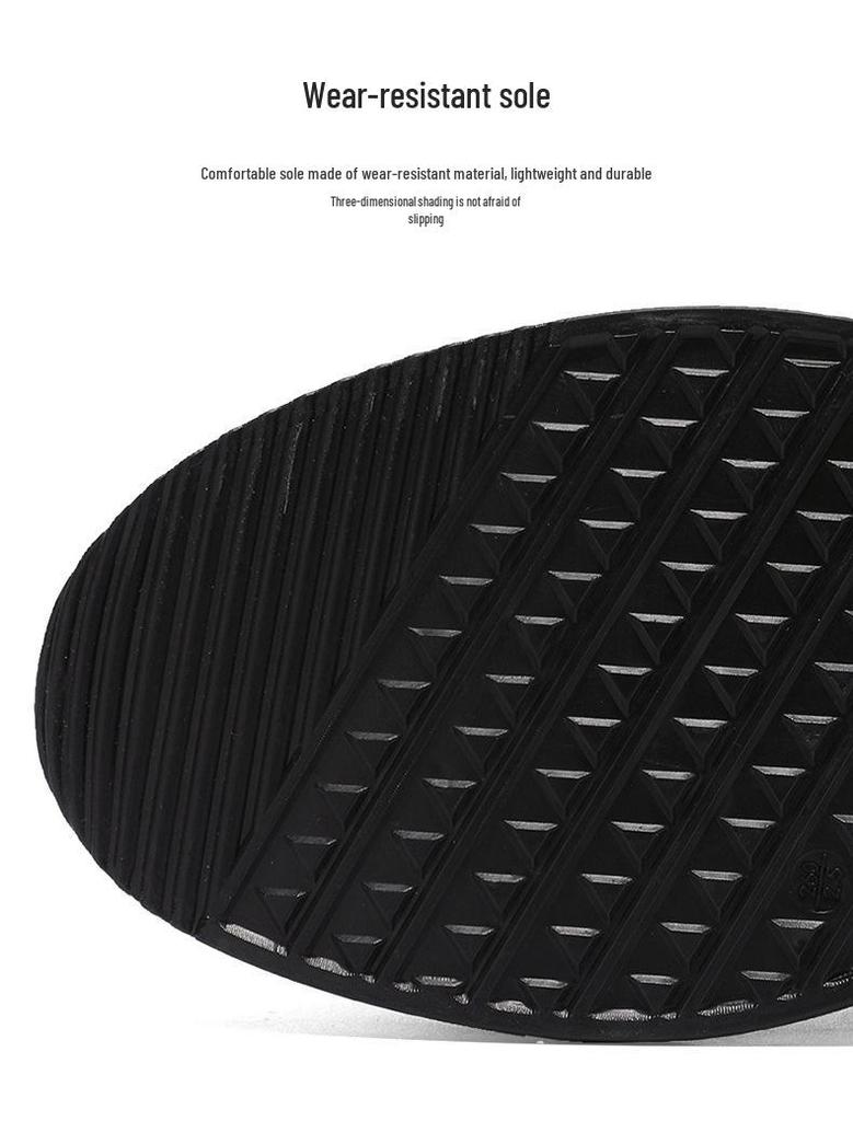 2025 Men's Versatile Slip-On Sneakers: Fashionable, Lightweight, Casual Running Shoes for Spring & Autumn