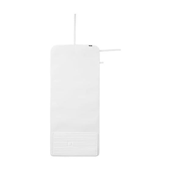 Yamazaki Jitsugyo 5683 Silicone Iron Mat with Iron Place, White, Approx. W109XD48XH1 (excluding handle) cm, Tower Tabletop, Easy Ironing Board