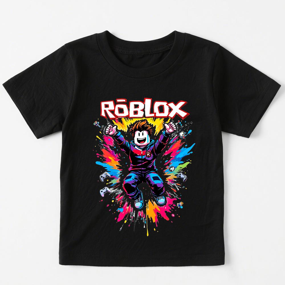 Fashion Cartoon Game Graphic Kids T Shirt Boys Girls Short Sleeve T-shirt Children Casual Summer Tees Top 100