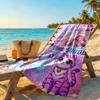 Demon Hunter Girls Customizable Name Beach Towel Quick-Dry Soft Microfiber Portable for SwimmingBeachCamping Travel Beach AccessoriesGym