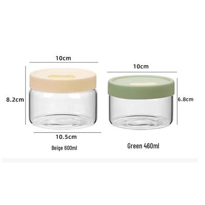 ZISIZ 460ml Glas-Lunchbox-Set