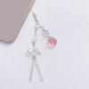 2 Pack Fashion Strawberry Phone Charm Phone Strap Perfect for Youthful Fashion Enthusiasts Student Seeking Individuality