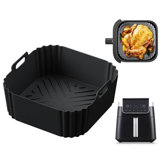 Revestimiento Universal de Silicona para Freidora de Aire Reutilizable Antiadherente para Ninja Accesorio para Freidora Apto para Lavavajillas