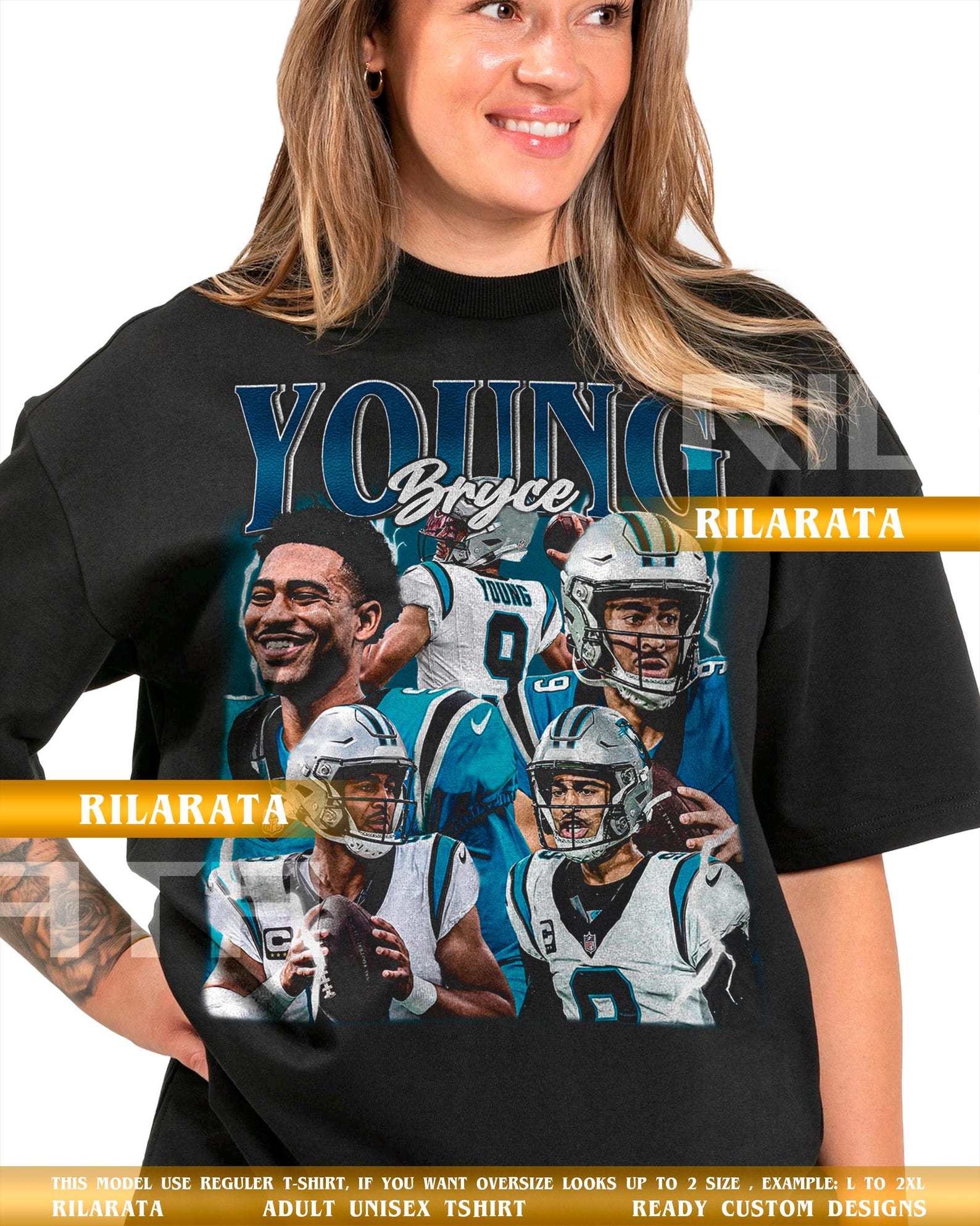 Bryce Young Vintage T-Shirt Gift for Women and Man Shirt Unisex Tee Sport SweaT-Shirt 2XL