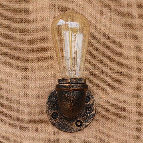 Chikazari Faucet-shaped Wall Lamp, Wall-mounted Lighting, Bracket Light, Industrial Rusty Vintage Pipe Wall Light, Stylish Bracket Light, Western Styl