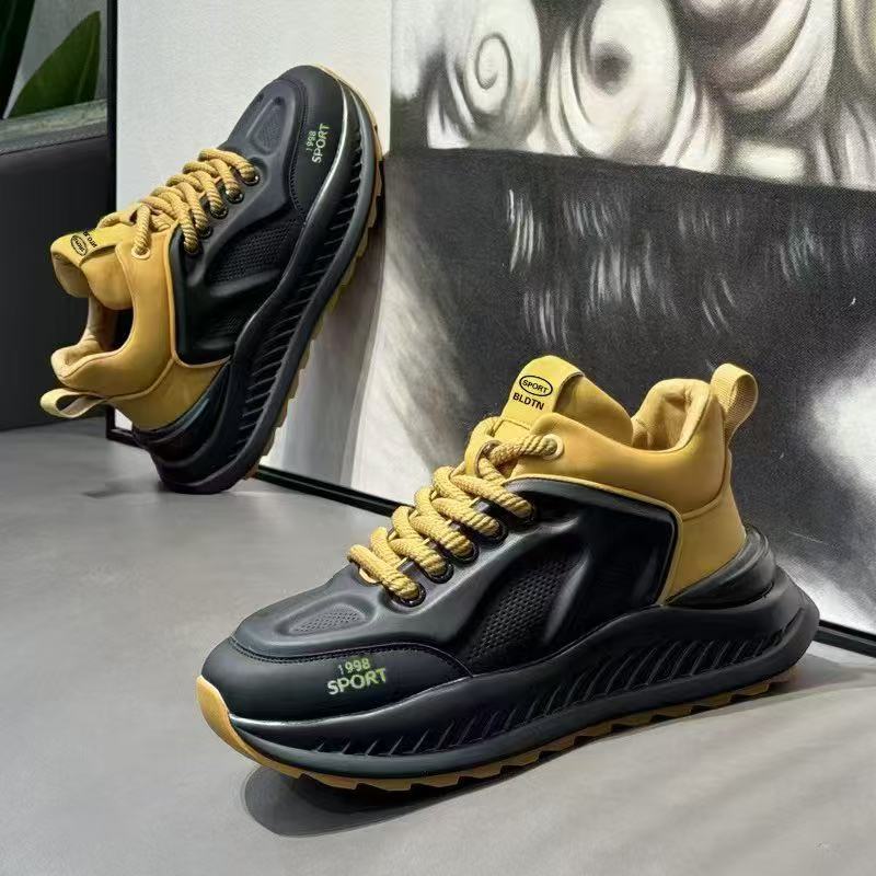 Thick-soled Dad Shoes Men's Spring New Style Men's Versatile Teen Sports Casual Fashion Trend Men's Shoes