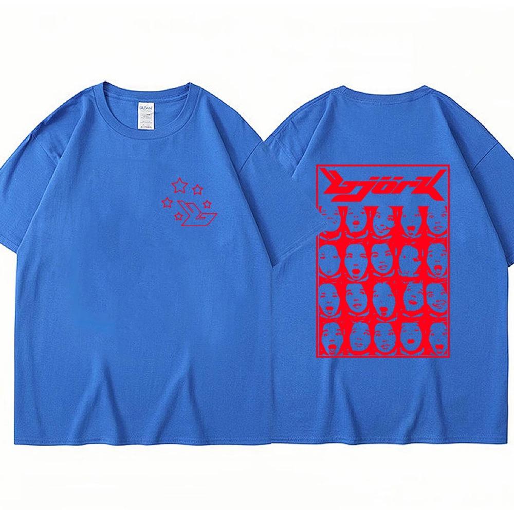 Singer Bjork Army of Me Post Music Album T Shirt Summer Fashion Aesthetic T Shirts Men Women Clothes Oversized T-shirt