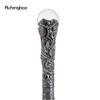 Dragon Claw Hold Glass Transparent Ball Cane Fashion Decorative Walking Stick Gentleman Elegant Cosplay Cane Crosier 94cm