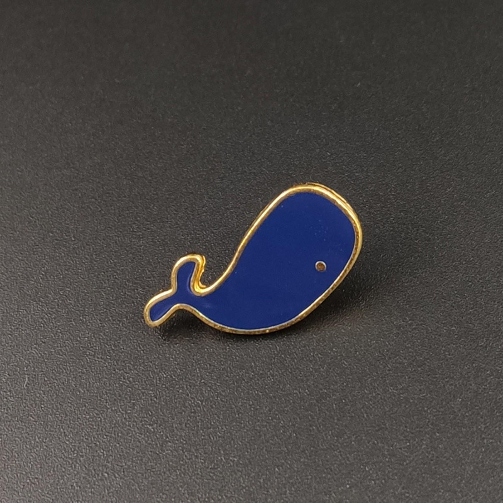 

Эмалированные булавки, брошь с синей волной, значок джинсовой рубашки, булавка с лацканами, мультяшные забавные ювелирные изделия, подарок