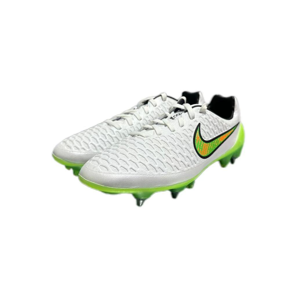 Nike Magista Opus SG PRO Men Sneakers White Poison-Green Black 649233-130
