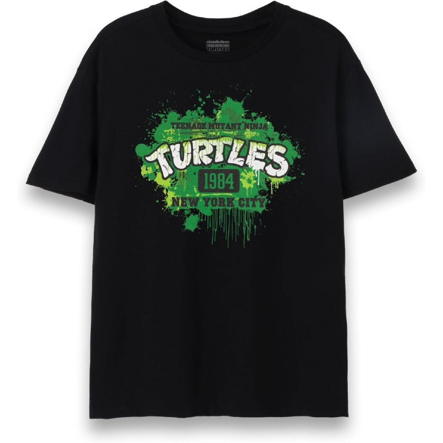 Подростки-мутанты черепашки-ниндзя 1984 Город Нью-Йорк Мужская футболка S разноцветный