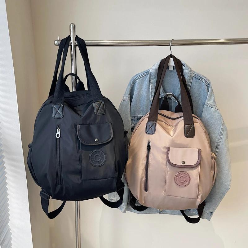 New Large Capacity Leisure Travel Backpack for Women Elegant and Versatile Waterproof Tote Bag