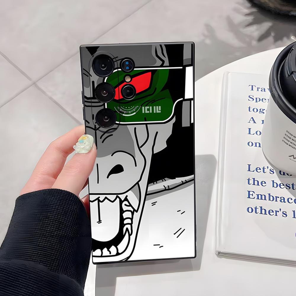 Dragon Ball Saiyan Goku Combat Power Phone Case For Samsung S26 Ultra S25 Edge Ultra S23 S22 S21 S20 Ultra Plus S24 Fe Glass Cov