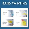 Colorful Sands Art Picture Kits for Kids Handmade Sands Draw Craft Set Birthday Present Colored Sands Painting Accessories