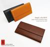 Genuine Tochigi Leather Long Wallet for Men and with a Made in Popular Brand Women, Cover, Japan, (Camel)