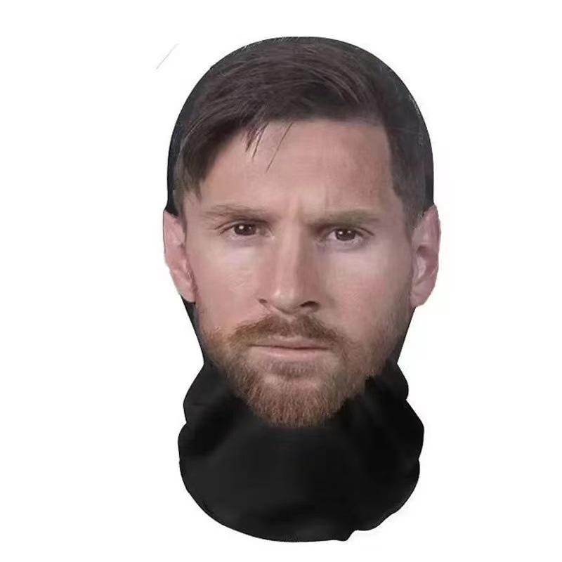 Influencer Cartoon Character Full Face Sun Protection Breathable Cycling Headband