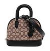 [Gebraucht] Revel 24 Klassische Monogramm Jacquard-Stoff- und Leder-Schulter-Crossbody-Tragetasche Medium - Ausgezeichnet #4YZQ8Z