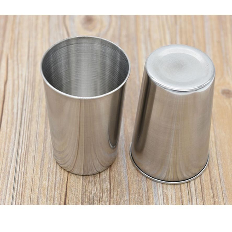 1 Pcs Fashionable 180ml/300ml Stainless Steel Cup For Water Beer Coffee And Tea Portable And Practical
