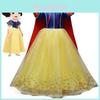 Costume de Princesse Blanche-Neige Enchanteresse pour Filles avec Élégance Superposée et Confort
