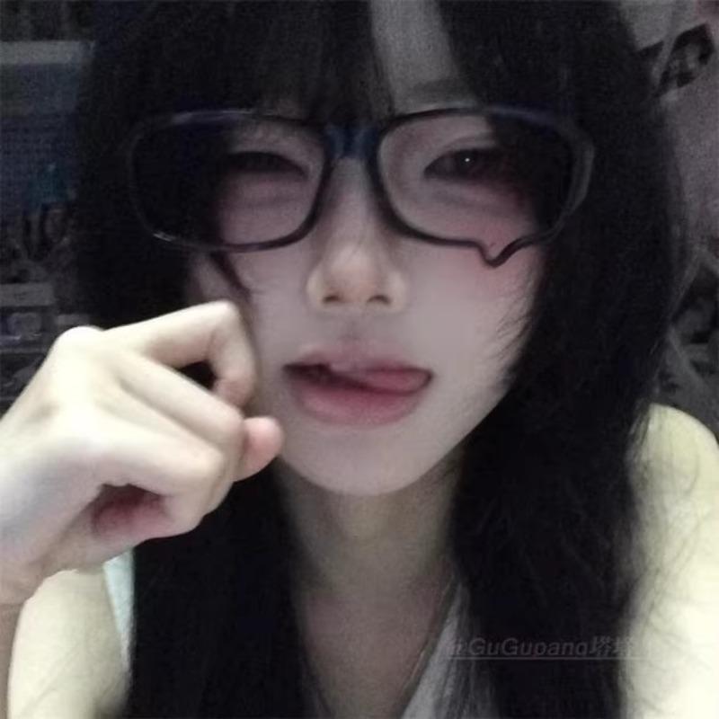 Kawaii Fashion Half Square Eyeglass Without Lenses Japanese Anime Y2K Teardrop Cosplay Costume Props Cute Glasses Retro Eyewear