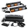 2-in-1 32 LED Car Strobe Lights For Emergency Flash Warning Lamp Windshield Bar Red Blue Amber White Waterproof Auto Assembly