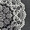 Elegant Table Decor White Lace Placemat, Round Oval Vintage Doily, Embroidered Placemat Mold-resistant Coaster for Cup Vase Dining Wedding Party