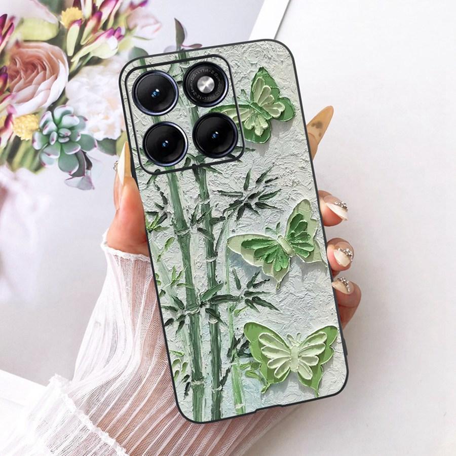 Fashion Painted Shell for Motorola Edge 70 Fusion Case Eedge70 Fusion Soft Silicone Black Cover for Moto edge 70fusion Capa