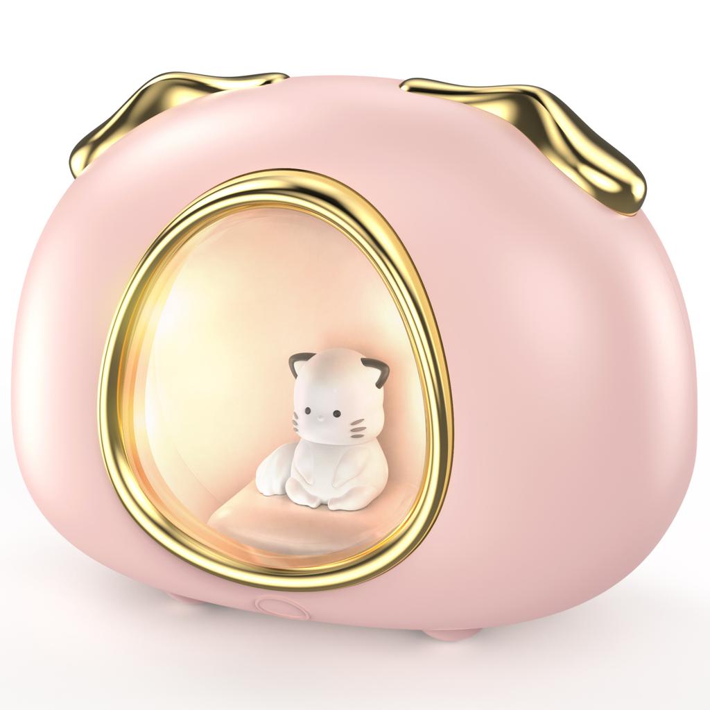 Mini Cartoon Bluetooth Speaker White Noise Sleep Aid Soundbar Wireless TWS  Connection Stereo Music Box Night Light Sleep Timer