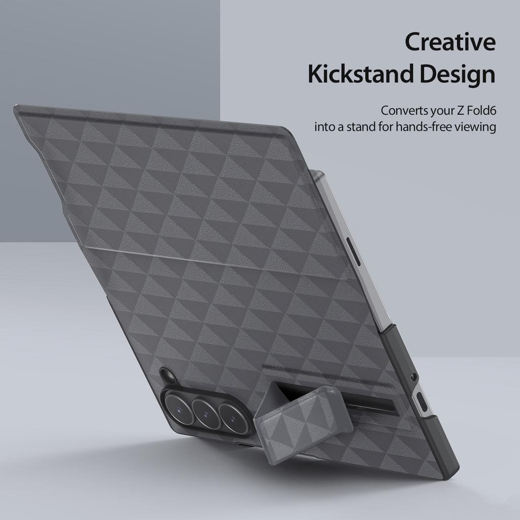 DUX DUCIS Fitt Series for Samsung Galaxy Z Fold6 5G Case Leather Phone Cover with Card Slot Kickstand