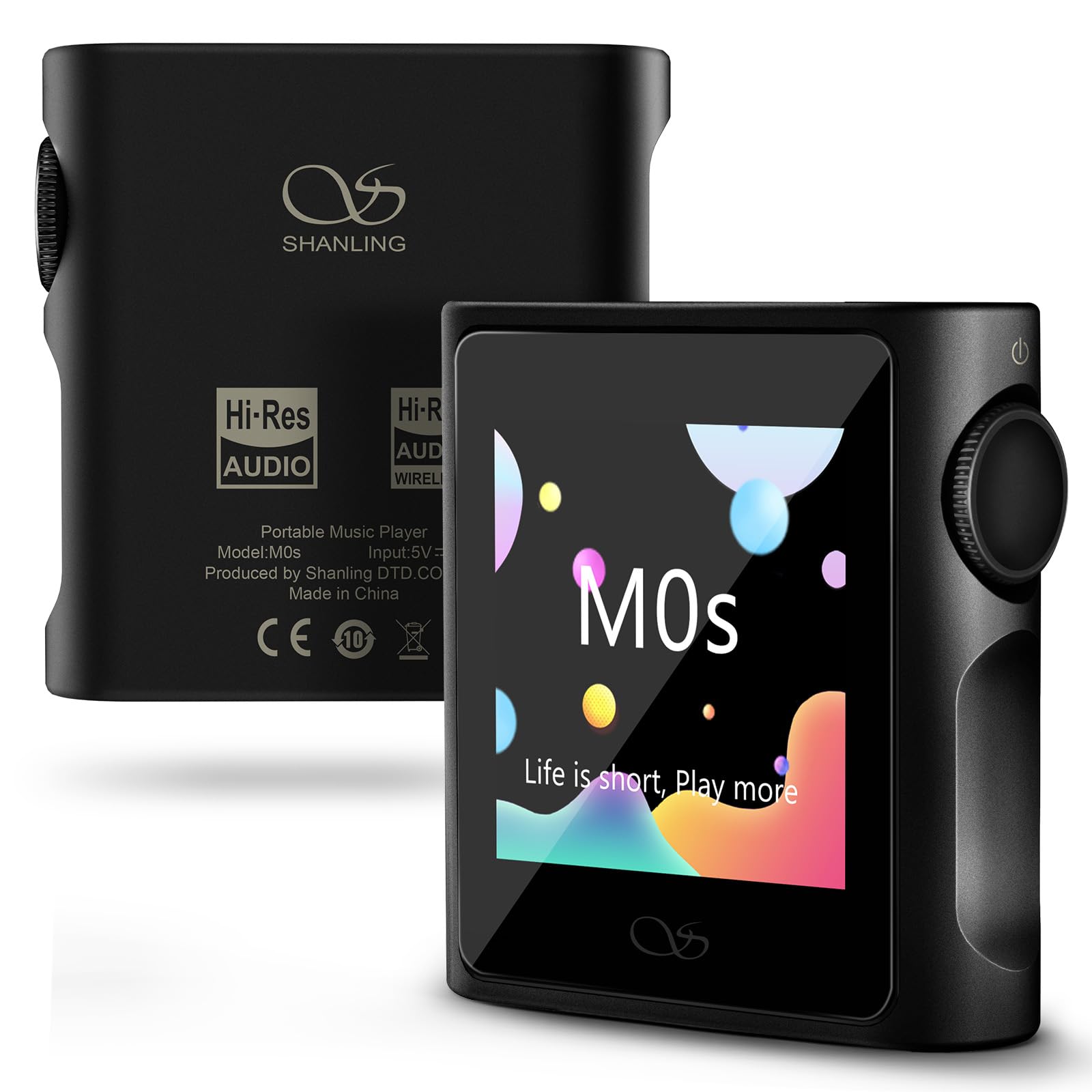 

SHANLING M0S Портативний музичний MP3 HiFi CS43131 Карта MicroSD з можливістю розширення до двонаправленого Bluetooth Підтримка USB Digital 384kHz MTouch OS цифрове аудіо