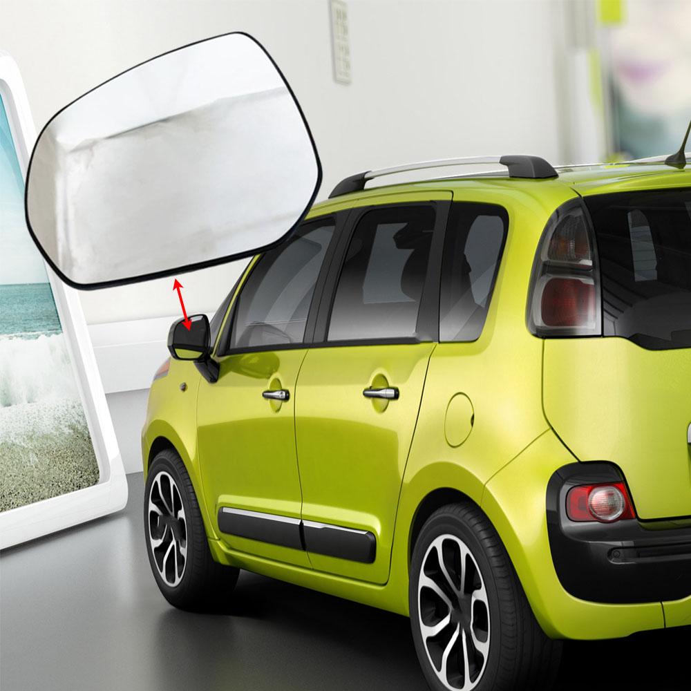 

Car Side Heated Rearview Mirror Glass Left/Right for Citroen C3 Picasso 2009- C4 2007-2013 Peugeot 3008 5008 2009-2016 Left