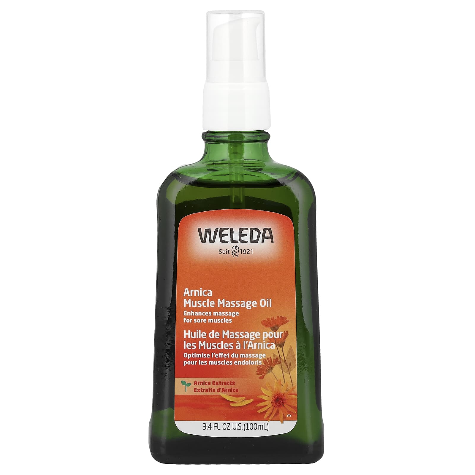 

Muscle Massage Oil, Arnica Extract, 100Ml (3.4Fl Oz)