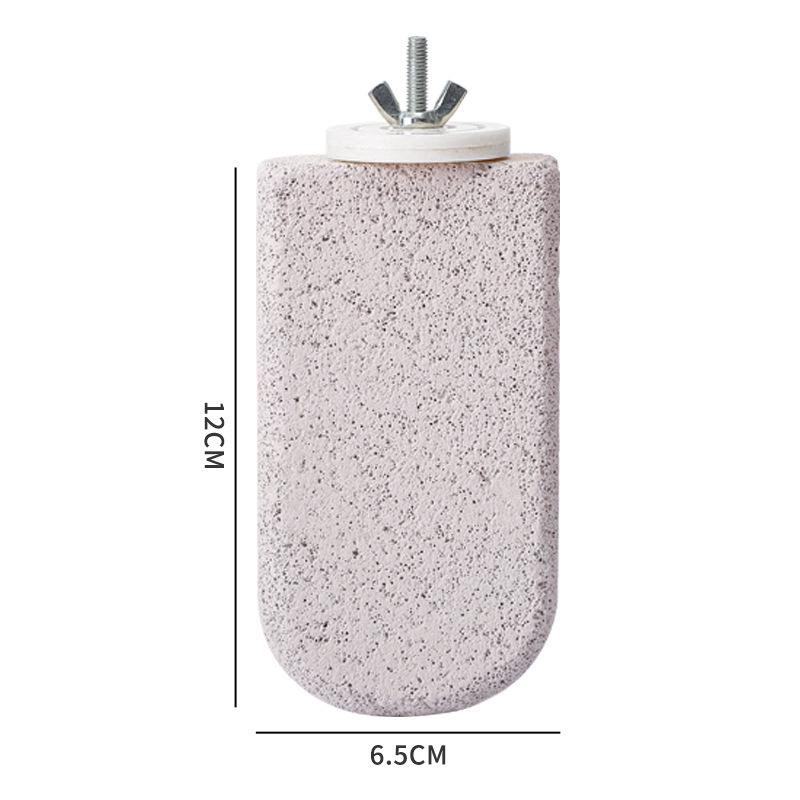 Birdcage Nail Grinding Perch Toy for Parrots - Rough Surface Ice Cream Design