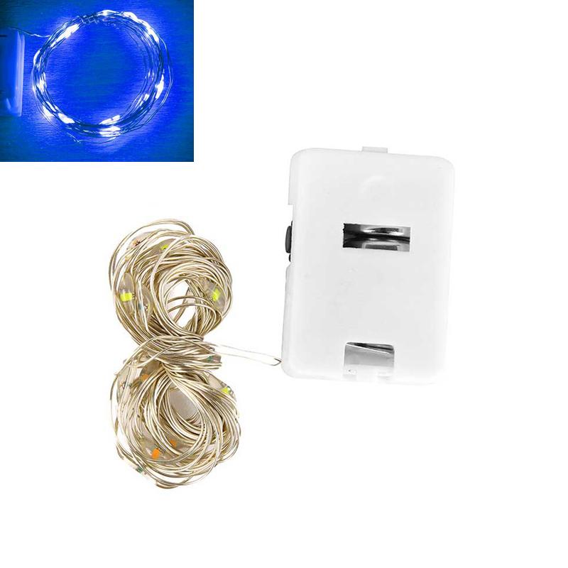 2/1M LED Copper Wire String Lights Battery Powered Garland Fairy Light Home Christmas Wedding Party Decorations Holiday Lighting