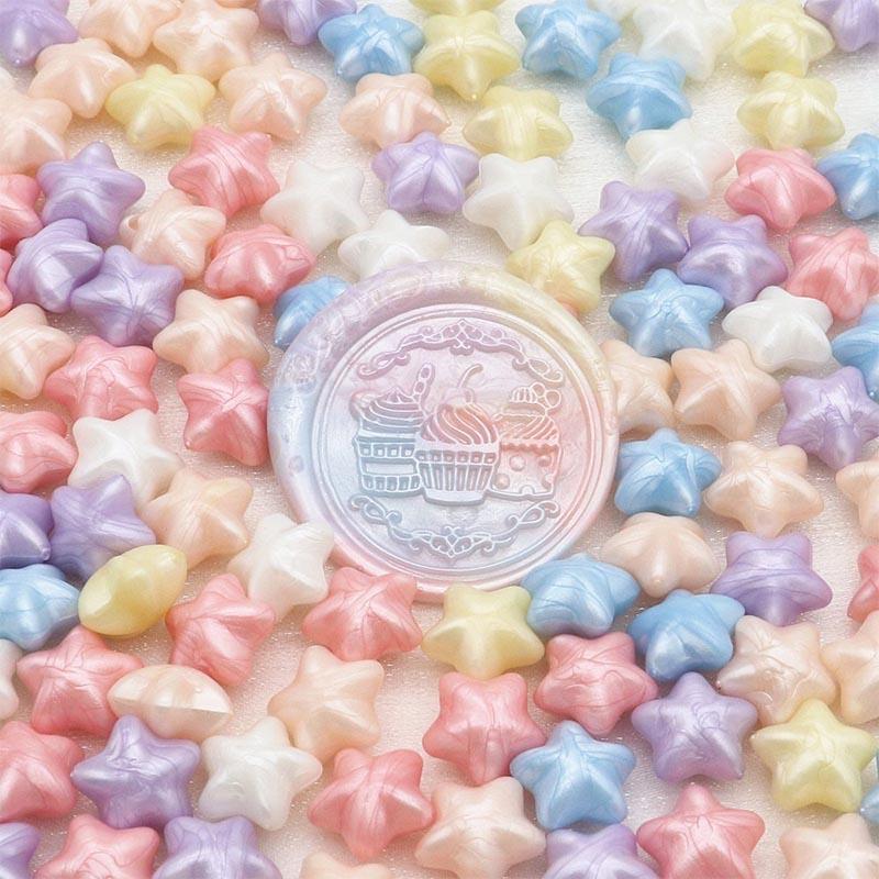 100pcs Colorful Star Wax for Sealing Seal Beads Wax Seal Stamp Set DIY Scrapbooking Material and Crafts Invitation Decoration 21