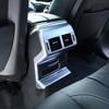 ABS Carbon Fiber For Land Range Rover VELAR 2017-2026 Inner Rear Row Air Conditioning Vent Frame Cover Trim Car Accessories