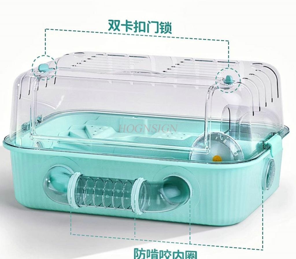 Hamster Cage Special Acrylic Tunnel Cage For Golden Bears Cheap Big Villa Nest Transparent Small House For Hamsters