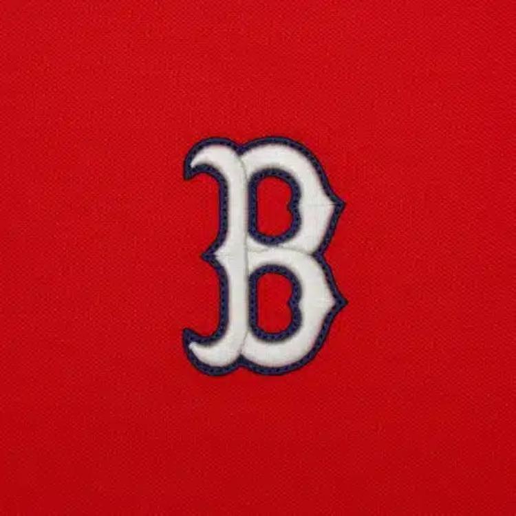 New MLB Polo Shirts Unisex Red 31TSQ2131-43R