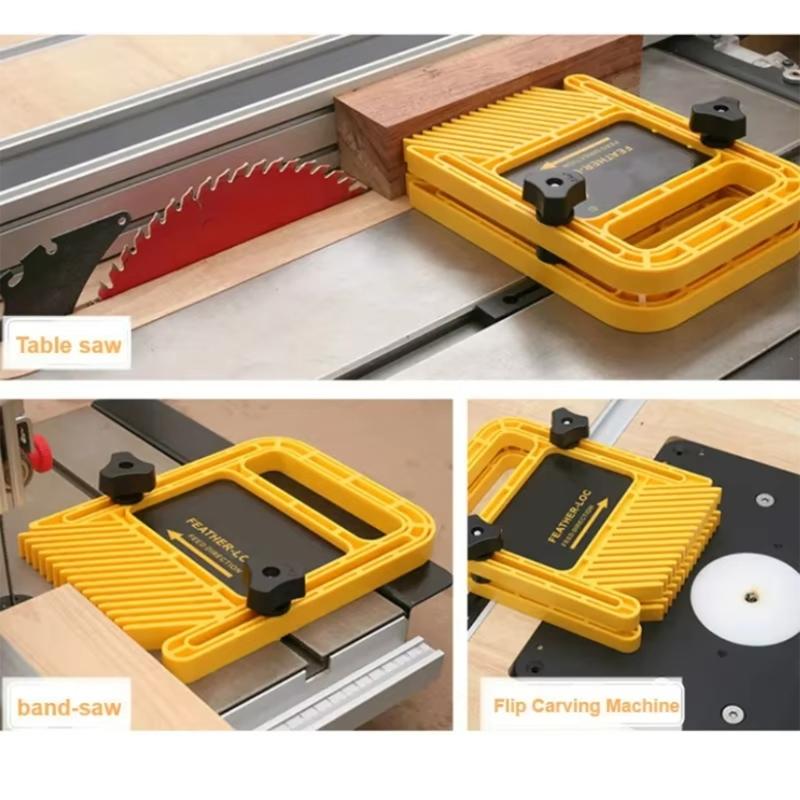 Feather Loc Board Double Featherboards Miter Gauge Slot Woodworking Tool for Engraving Machine Circular Handsaw Table