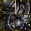 Carbon Fiber Interior Steering Wheel Cover Trim Accessories For 15-20 F150 Ford