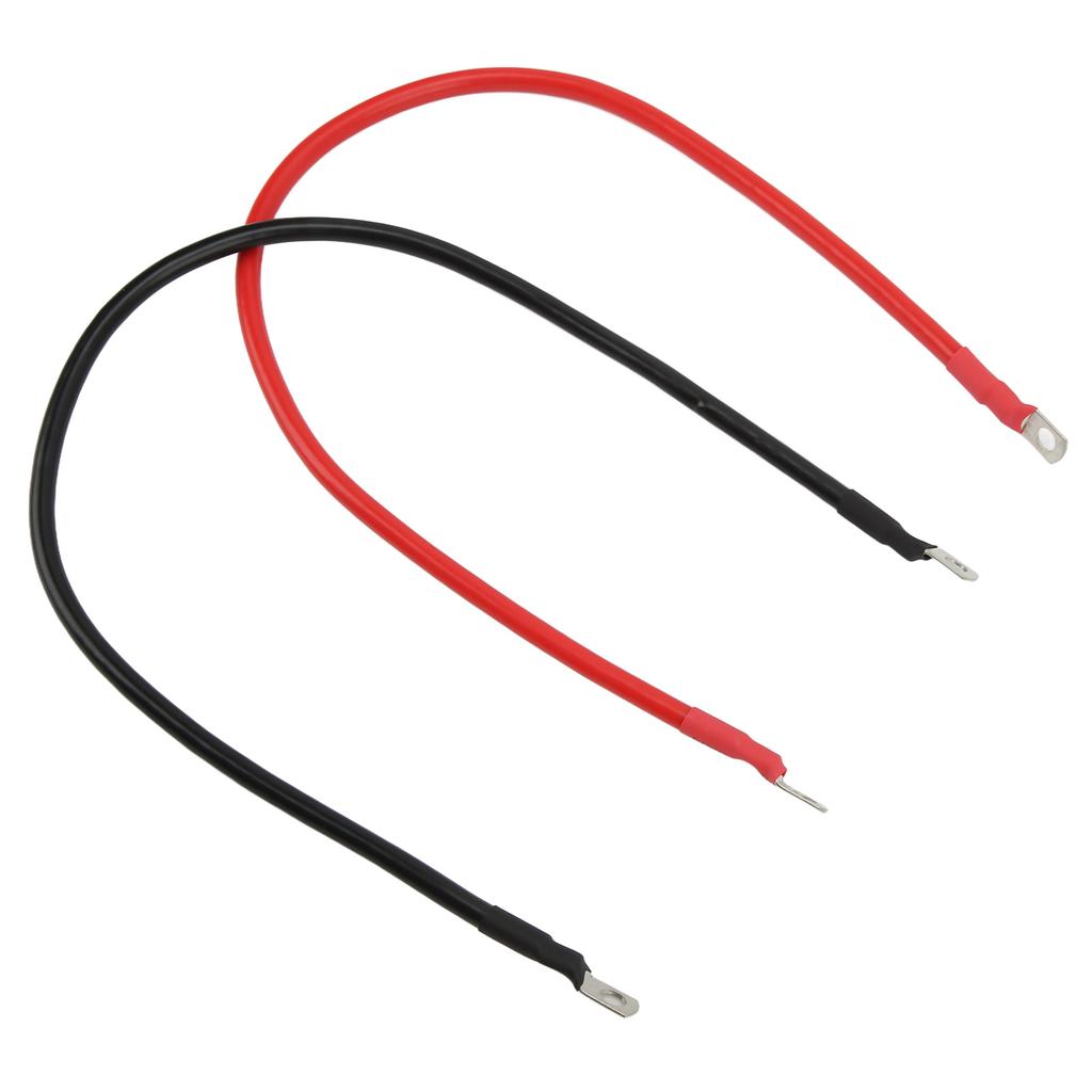 2pcs Battery Inverter Cable Red Black 8AWG Gauge Flexible PVC Waterproof for Car Boat Solar Energy