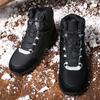 Newest Men'S Shoes Warm Winter Boots Men Casual Leather Outdoor Hiking Boots Man Non-Slip Ankle Snow Footwear Male Plus Size 38-47