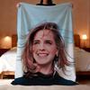 Hot Actor E-Emma Watson Throw Lightweight 240g Flannel Blanket Soft Skin-friendly for Summer Cooling