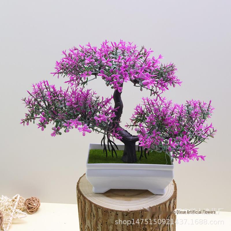 Small Artificial Potted Plant - Desktop Decoration Bonsai