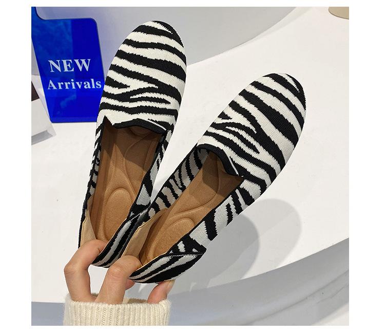 

2025 новые туфли с круглой головкой трикотажные тканые с плоским дном летящие вязаные женские 40