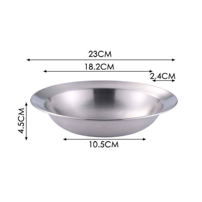 Stainless Steel Anti-Scald Thickened Bowl for Noodles, Rice, and Crawfish with Custom Logo.
