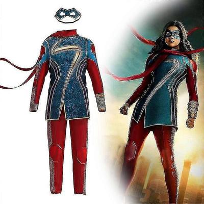 Cosplay Ms Marvel TV Superhrdinka Ms Marvel Captain Marvel Cosplay Kostým Uniforma Oblek Halloweenský Kostým Pro Ženy